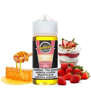 خرید جویس ماست توت فرنگی ویپ تازیا Vapetasia strawberry parfait