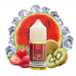 خرید سالت توت فرنگی هندوانه یخ پاد سالت (30میل) Pod Salt Strawberry Watermelon Kiwi Ice