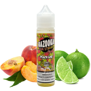 خرید جویس هلو لیمو بازوکا (60 میل) BAZOOKA PEACH LIME