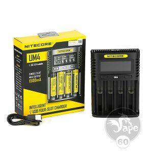 قیمت شارژر چهارتایی نیتکور یو ام 4 NITECORE UM