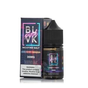 خرید سالت توت فرنگی موز (30میل) BLVK ICED BERRY BANANA