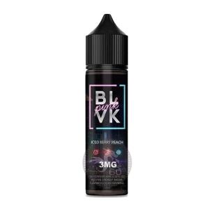 فروش جویس توت فرنگی هلو بی ال وی کی (60میل) BLVK ICED BERRY PEACH–PINK SERIES