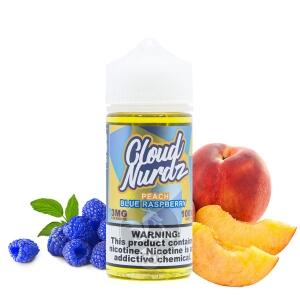 خرید جویس هلو تمشک کلود نوردز (100میل) CLOUD NURDZ PEACH BLUERAZZ