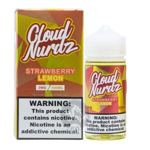 خرید جویس توت فرنگی لیمو کلود نوردز (100میل) CLOUD NURDZ STRAWBERRY LEMON