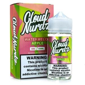 فروش جویس هندوانه سیب کلود نوردز (100میل) CLOUD NURDZ WATERMELON APPLE