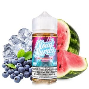 خرید جویس هندوانه بلوبری یخ (100میل) CLOUD NURDZ WATERMELON BERRY ICED