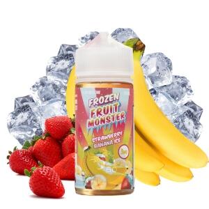 خریدجویس موز توت فرنگی یخ (100میل) FRZ MONSTER STRAWBERRY BANANA