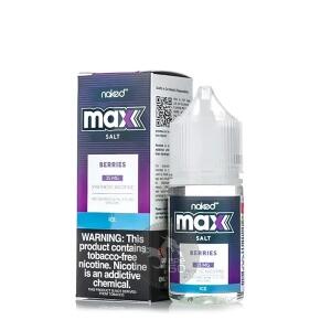 فروش سالت بلوبری تمشک یخ نیکد (30میل) NKD MAX BERRIES ICE