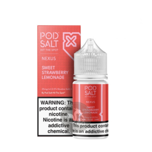 خرید سالت توت‌فرنگی لیموناد (30میل) POD SALT SWEET STRAWBERRY LEMONADE