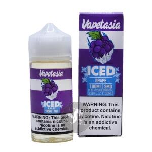 قیمت جویس انگور یخ ویپ تازیا (100میل) VAPETASIA ICED GRAPE