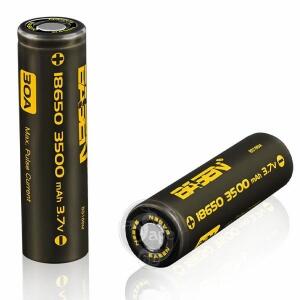 قیمت باتری اورجینال 18650 برند BASEN آمپر 3500mAh