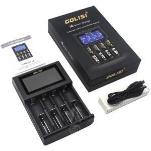 قیمت شارژر هوشمند گلیسی آی 4 GOLISI I4 2A USB WITH LCD BLACK